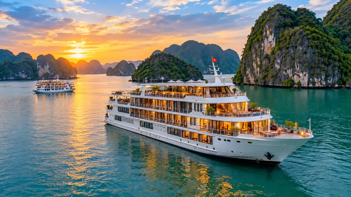 Halong Bay Luxury Cruises: 5-Star Ships and Deluxe Cabins